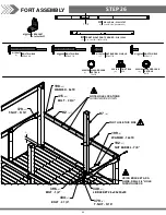 Предварительный просмотр 80 страницы Backyard Discovery SKYFORT WITH TUBE SLIDE Owner'S Manual & Assembly Instructions