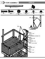 Предварительный просмотр 81 страницы Backyard Discovery SKYFORT WITH TUBE SLIDE Owner'S Manual & Assembly Instructions