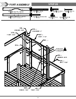 Предварительный просмотр 82 страницы Backyard Discovery SKYFORT WITH TUBE SLIDE Owner'S Manual & Assembly Instructions