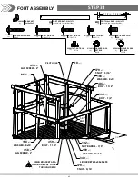 Предварительный просмотр 85 страницы Backyard Discovery SKYFORT WITH TUBE SLIDE Owner'S Manual & Assembly Instructions