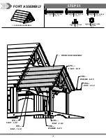 Предварительный просмотр 105 страницы Backyard Discovery SKYFORT WITH TUBE SLIDE Owner'S Manual & Assembly Instructions