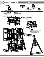 Предварительный просмотр 106 страницы Backyard Discovery SKYFORT WITH TUBE SLIDE Owner'S Manual & Assembly Instructions