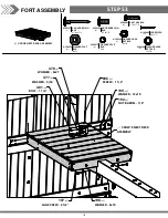 Предварительный просмотр 107 страницы Backyard Discovery SKYFORT WITH TUBE SLIDE Owner'S Manual & Assembly Instructions