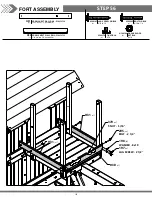 Предварительный просмотр 110 страницы Backyard Discovery SKYFORT WITH TUBE SLIDE Owner'S Manual & Assembly Instructions