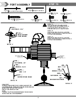 Предварительный просмотр 125 страницы Backyard Discovery SKYFORT WITH TUBE SLIDE Owner'S Manual & Assembly Instructions