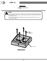 Предварительный просмотр 26 страницы Backyard Discovery SOMERVILLE 10x14 PERGOLA 2006546 Owner'S Manual & Assembly Instructions