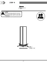 Предварительный просмотр 27 страницы Backyard Discovery SOMERVILLE 10x14 PERGOLA 2006546 Owner'S Manual & Assembly Instructions