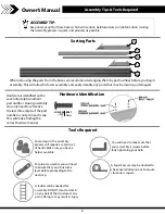 Preview for 6 page of Backyard Discovery STATFORD 2105058 Owner'S Manual & Assembly Instructions