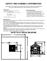 Preview for 11 page of Backyard Discovery SUMMER COTTAGE PLAYHOUSE Owner'S Manual