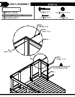 Preview for 34 page of Backyard Discovery SWEETWATER HEIGHTS 2303027 Assembly Instructions Manual