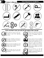 Предварительный просмотр 12 страницы Backyard Discovery TACOMA FALLS Owner'S Manual & Assembly Instructions