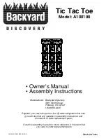 Preview for 1 page of Backyard Discovery Tic Tac Toe A100198 Owner'S Manual