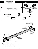 Предварительный просмотр 24 страницы Backyard Discovery TUCSON 65411B Owner'S Manual & Assembly Instructions