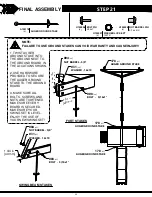 Предварительный просмотр 50 страницы Backyard Discovery TUCSON 65411B Owner'S Manual & Assembly Instructions