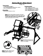 Preview for 44 page of Backyard Discovery TUCSON PLAYCENTRE Owner'S Manual