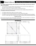 Preview for 7 page of Backyard Discovery WINDHAM 2105522 Owner'S Manual & Assembly Instructions