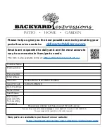 Preview for 3 page of Backyard Expressions 906029 Assembly Instructions