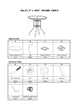 Preview for 2 page of Backyard Expressions 909851 Assembly Instructions