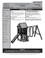 Предварительный просмотр 3 страницы Backyard Play Systems 3313 Manual