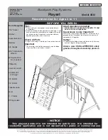 Предварительный просмотр 3 страницы Backyard Play Systems 4030 Manual