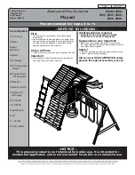 Предварительный просмотр 3 страницы Backyard Play Systems 4500 Assembly Manual