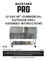 Backyard Pro 554C3H860 LP Assembly Instructions Manual preview