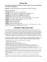 Предварительный просмотр 3 страницы Backyard Products 03-0031-G Manual