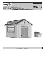 Preview for 1 page of Backyard Products GABLE 10 x 12 Manual