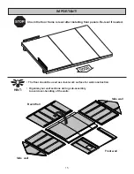 Предварительный просмотр 17 страницы Backyard Products GABLE 10 x 8 Assembly Manual