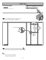 Предварительный просмотр 26 страницы Backyard Products GABLE 10 x 8 Assembly Manual