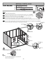 Предварительный просмотр 28 страницы Backyard Products GABLE 10 x 8 Assembly Manual