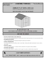 Preview for 3 page of Backyard Products GABLE 8x8 Assembly Manual