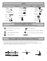 Предварительный просмотр 4 страницы Backyard Products GABLE 8x8 Assembly Manual