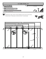 Предварительный просмотр 22 страницы Backyard Products GAMBREL 12' x 12' Assembly Manual