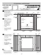 Предварительный просмотр 29 страницы Backyard Products GAMBREL 12' x 12' Assembly Manual