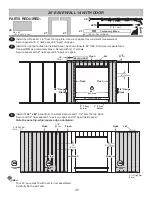 Предварительный просмотр 47 страницы Backyard Products GAMBREL 12' x 12' Assembly Manual