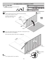 Предварительный просмотр 58 страницы Backyard Products GAMBREL 12' x 12' Assembly Manual