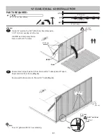 Предварительный просмотр 63 страницы Backyard Products GAMBREL 12' x 12' Assembly Manual