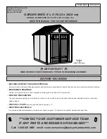 Preview for 3 page of Backyard Products GARDEN SHED Manual