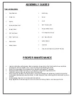 Предварительный просмотр 3 страницы Backyard Products GRILL SHACK Assembly Manual