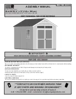 Preview for 3 page of Backyard Products HANDY HOME PRODUCTS MAJESTIC Assembly Manual