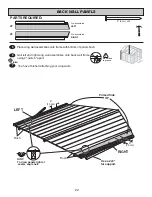 Предварительный просмотр 24 страницы Backyard Products Handy Home Products Marco Princeton Assembly Manual