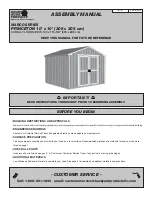 Предварительный просмотр 3 страницы Backyard Products HANDY HOME PRODUCTS MARCO Series Assembly Manual