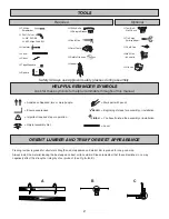 Предварительный просмотр 4 страницы Backyard Products HANDY HOME PRODUCTS MARCO Series Assembly Manual