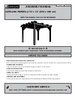 Предварительный просмотр 3 страницы Backyard Products Heartland CATALINA Assembly Manual