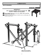 Предварительный просмотр 13 страницы Backyard Products Heartland CATALINA Assembly Manual