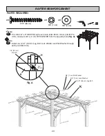 Предварительный просмотр 25 страницы Backyard Products Heartland CATALINA Assembly Manual