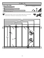 Preview for 22 page of Backyard Products Heartland CLASSIC GENTRY GABLE 12' x 12' Assembly Manual