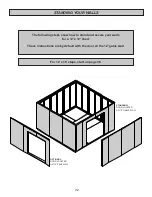 Preview for 34 page of Backyard Products Heartland CLASSIC GENTRY GABLE 12' x 12' Assembly Manual
