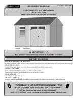 Предварительный просмотр 3 страницы Backyard Products HEARTLAND CORONADO 12x8 Assembly Manual